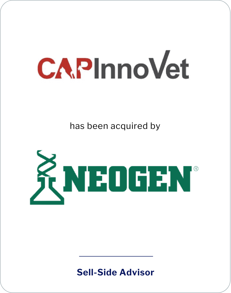 CAPInnoVet has been acquired to NEOGEN