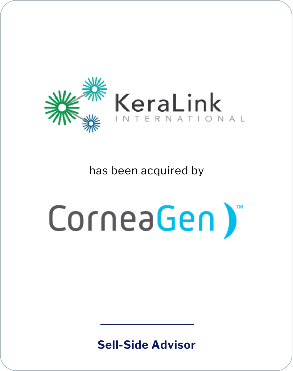 KeraLink International Acquired by CorneaGen