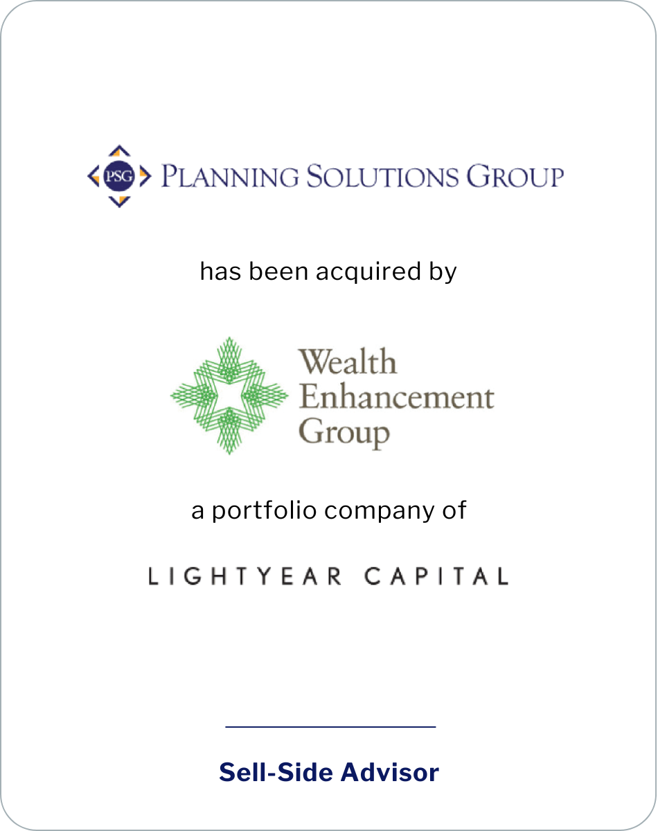SC&H Capital Advises Planning Solutions Group on its sale to Wealth Enhancement Group