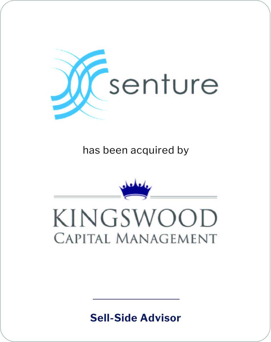 SC&H Capital Advises Senture in Sale to Kingswood Capital