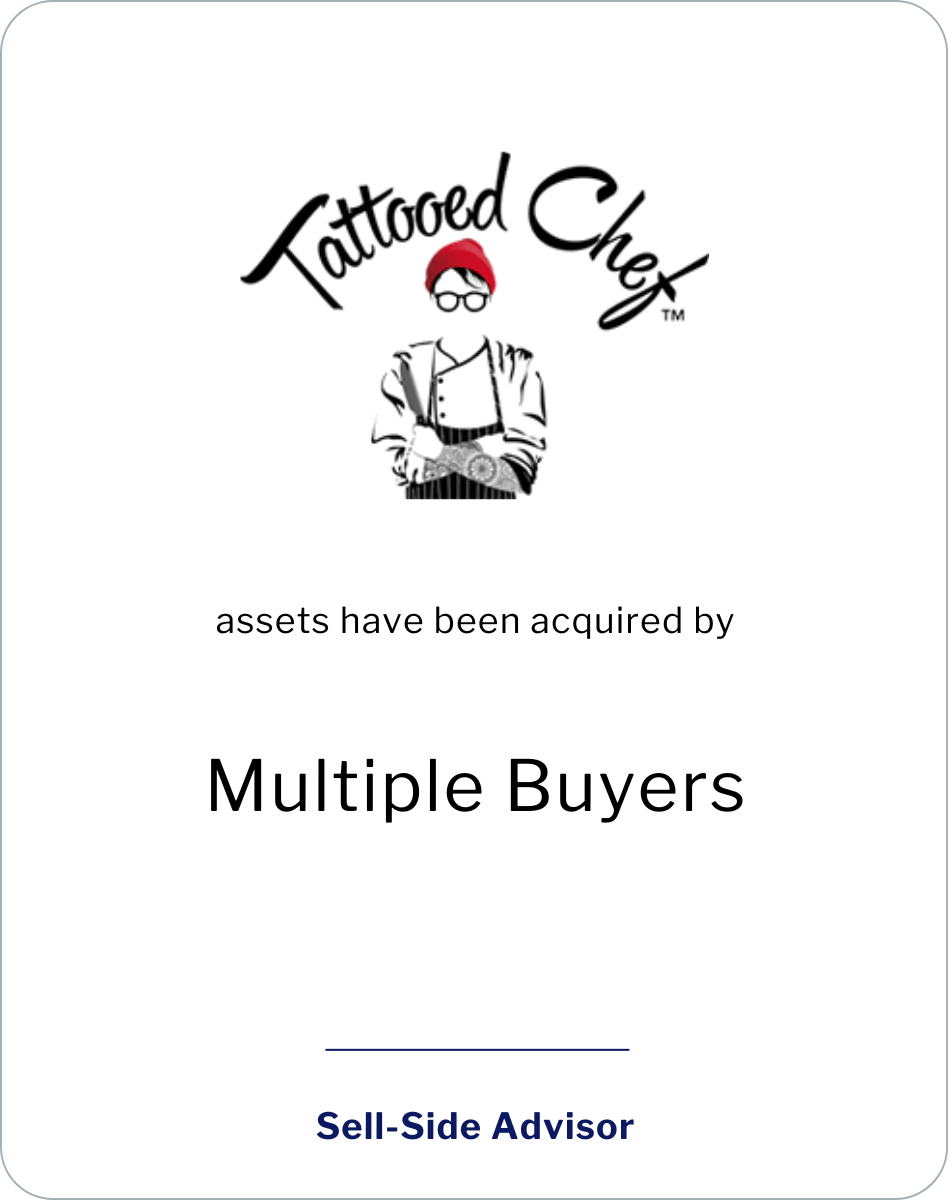 SC&H Capital Advises Tattooed Chef, Inc. in Sale of its Assets